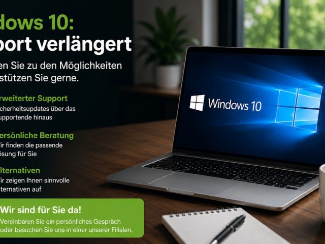 Windows 10: Erweiterter Support – Wir beraten Sie gerne